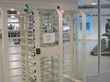 High security full height internal turnstiles