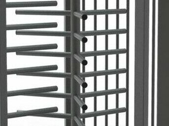 Rendering of full height turnstile